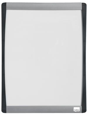 Nobo WB-tavle med bueformet ramme hvit 28x21,5 cm