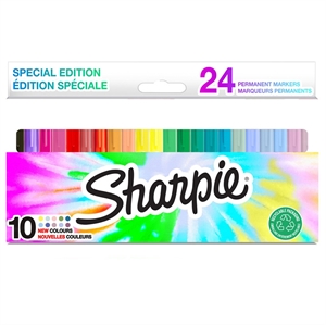 Sharpie Marker Fine 1,0mm ass blistersett (24)