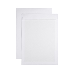 Büngers konvolutt B4 hvit med papir 120/450g P&S uten vindu (125)