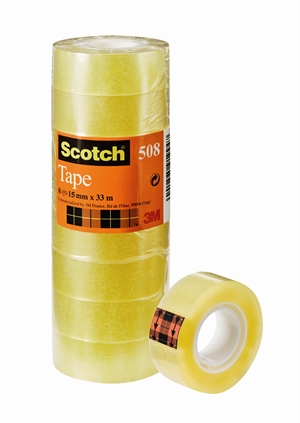 3M Tape Scotch 508 15mmx33m klar (10)