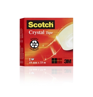 3M Tape Scotch Crystal 19mmx33m -> 3M Tape Scotch Crystal 19mmx33m