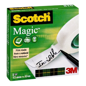 3M Tape Scotch Magic 12mmx33m: 

3M Tape Scotch Magic 12mmx33m