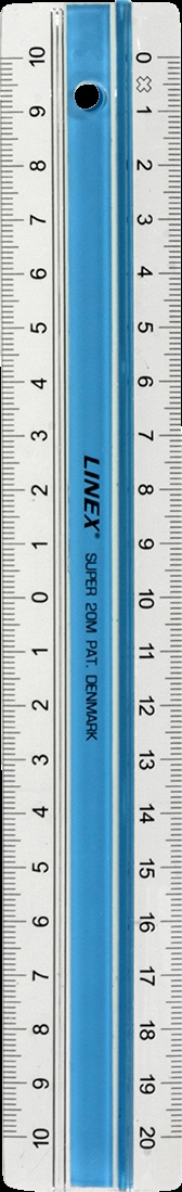 Linex superlineær 20cm S20MM blå