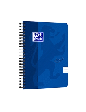 Oxford Touch notatbok A5, linjert, 70 ark, 90g, blå