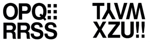 HERMA etikettbokstaver O-Z 33 mm svart stk.