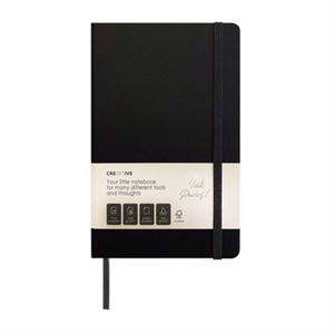 Büngers Notebook Creartive grå A5, blank 120gsm