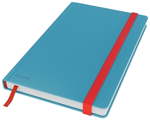 Leitz notatbok Cosy HC M linje 80 ark 100g blå