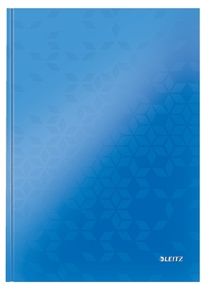 Leitz Notatbok WOW u/H A4 linjert 80 ark 90g blå