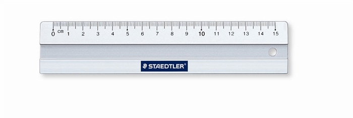 Staedtler linjal aluminium 15cm