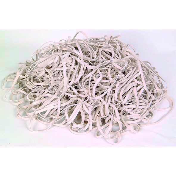 Siam Gummi band 180x10,0 mm hvit (1000 g)