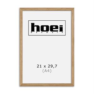 Massiv egetresramme til foto og plakater er 21 x 29,7 cm ( A4 )