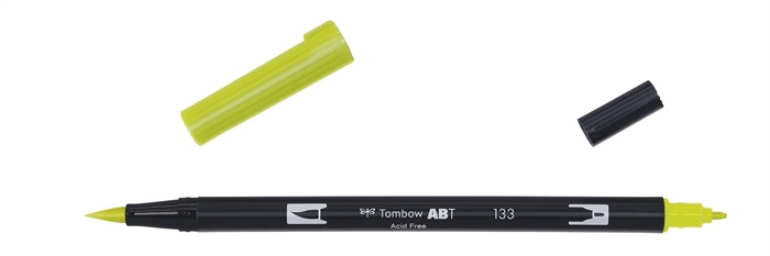 Tombow Marker ABT Dual Brush 133 chartreuse.