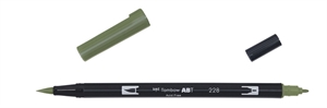 Tombow Marker ABT Dual Brush 228 grågrønn