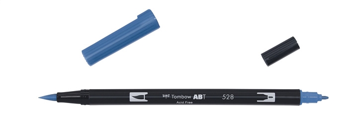 Tombow Marker ABT Dual Brush 528 marineblå