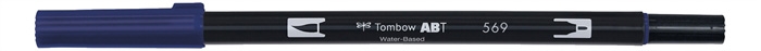 Tombow Marker ABT Dual Brush 569 jet blue
