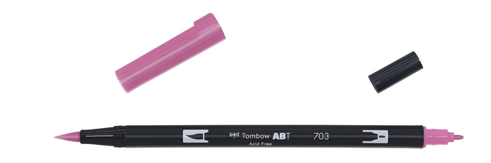 Tombow-tusj ABT Dual Brush 703 rosa rose