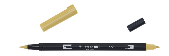 Tombow Marker ABT Dual Brush 992 sand
