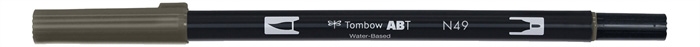 Tombow Marker ABT Dual Brush N49, varm grå 8.