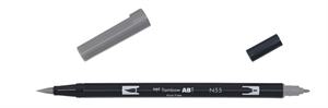 Tombow Marker ABT Dual Brush N55 kald grå 7