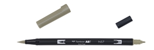 Tombow Marker ABT Dual Brush N57 varm grå 5