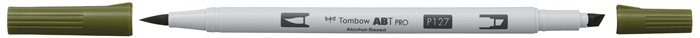 Tombow Marker alkohol ABT PRO Dual Brush 127 artichoke
