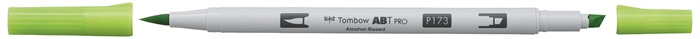 Tombow Marker alkohol ABT PRO Dual Brush 173 vil grønn