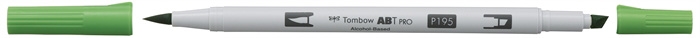 Tombow Marker alkohol ABT PRO Dual Brush 195 lys grønn
