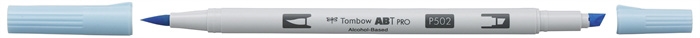 Tombow Marker alkohol ABT PRO Dual Brush 502 arktisk blå