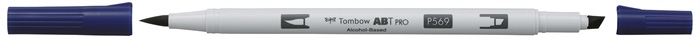 Tombow Marker alkohol ABT PRO Dual Brush 569 jet blue