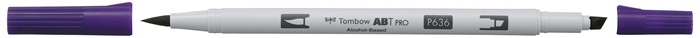 Tombow marker alkohol ABT PRO Dual Brush 636 imperial purple.