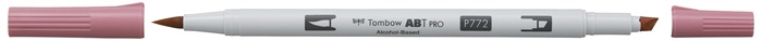Tombow Marker alkohol ABT PRO Dual Brush 772 støvet rose