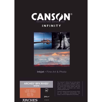 Canson BFK Rives (White) 310 - A3, 25 ark