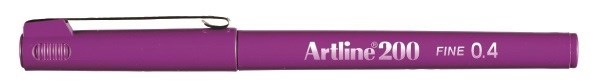Artline Fineliner 200 Fine 0.4 lilla