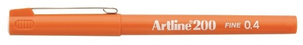 Artline Fineliner 200 Fine 0.4 oransje