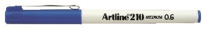 Artline Fineliner 210 M 0.6 blå