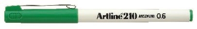 Artline Fineliner 210 M 0.6 grønn