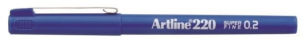 Artline Fineliner 220 SF 0.2 blå,