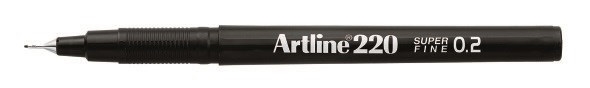 Artline Fineliner 220 SF 0.2 sort.