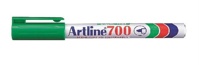 Artline Marker 700 Permanent 0.7 grønn