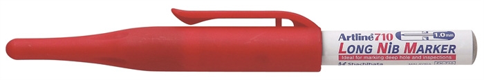 Artline Marker 710 Long Nib rød