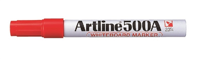 Artline Whiteboard Marker 500A rød can be translated to Norwegian as: 

Artline Whiteboard Marker 500A rød
