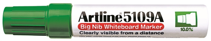 Artline Whiteboard Marker 5109A STOR grønn.