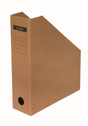 Bantex Tidsskriftskassett A4, brun papir