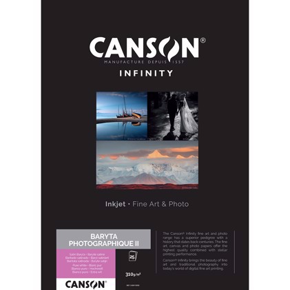 Canson Baryta Photographique 310 g/m² - A2, 25 ark
