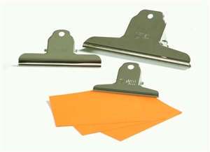 Büngers papirklemme 145 mm blank