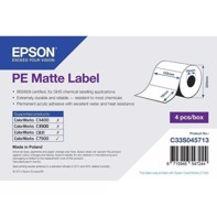 PE Matte Label - utstansede etiketter 102 mm x 76 mm (1570 labels)