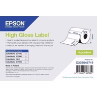 High Gloss Label - utstansede etiketter 102 mm x 152 mm (800 labels)