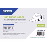 High Gloss Label - utstansede etiketter 76 mm x 51 mm (2310 labels)
