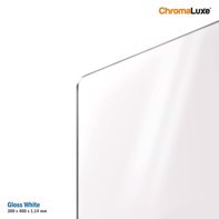 ChromaLuxe Photo Panel - 300 x 400 x 1,14 mm Gloss White Aluminium