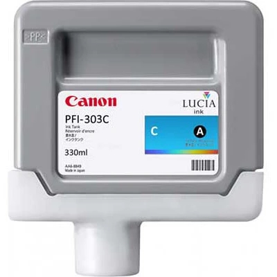 Canon PFI-303 C Cyan - 330 ml blekkpatron
